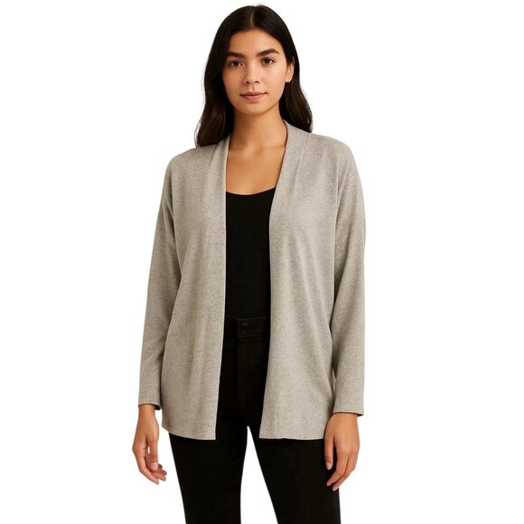 Brandy Melville Oversized Wool Blend Cardigan Gray One Size Beach Boho Neutral - Picture 1 of 13